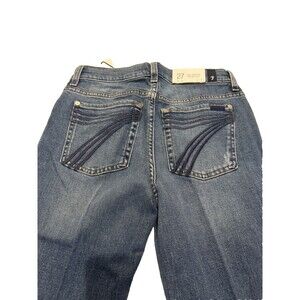 7 For All Mankind Dojo Agadir Tailorless Flare Jeans Size 27 NWT